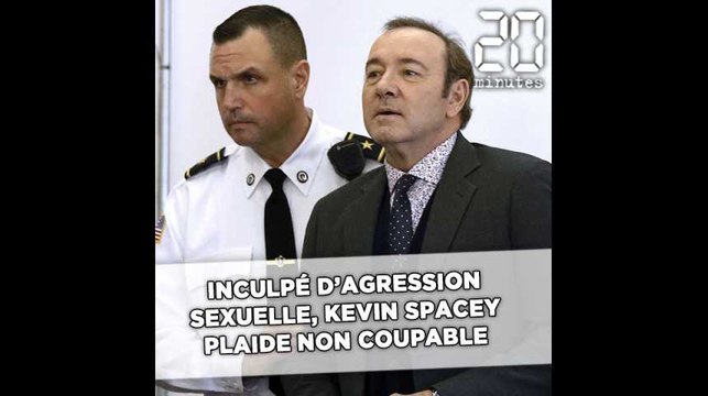 Inculpé d'agression sexuelle, Kevin Spacey reste muet au tribunal et plaide non coupable
