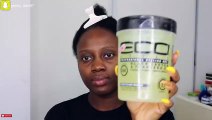 Easy Protective style _ Faux hawk Updo with afro bangs on Short Natural Hair Tutorial