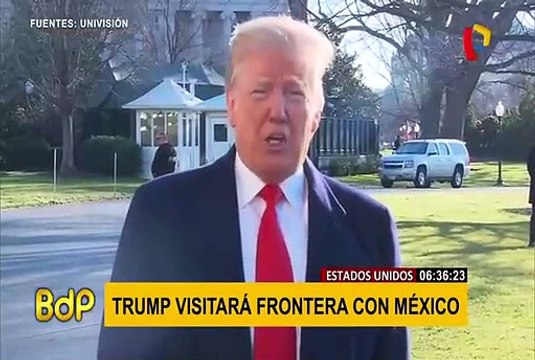 Donald Trump propone que el muro con México sea de acero