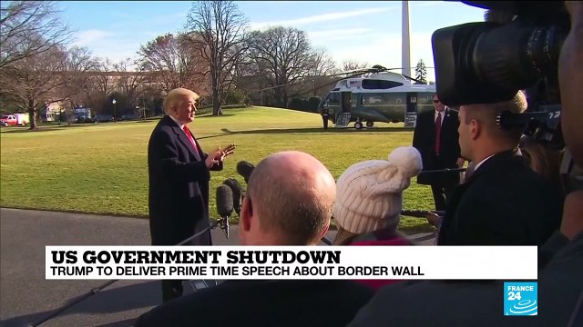 US Government shutdown: Donald Trump to deliver prime time speech about border wall