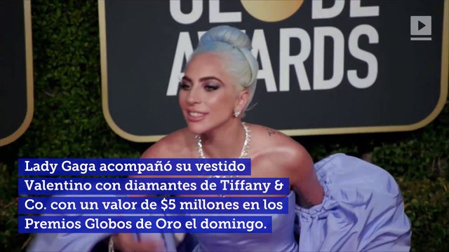 Las caras joyas de Lady Gaga en los Globos de Oro