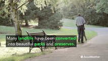 Many landfills get converted into gorgeous parks and preserves