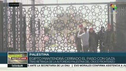 Egipto mantiene cerrado el paso fronterizo con Gaza