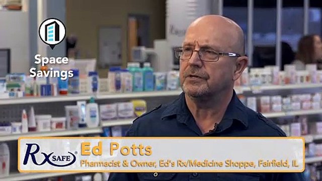 Pharmacy Automation | High Volume Pharmacy | RxSafe Space Savings | RxSafe1800