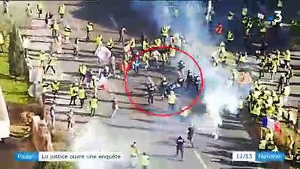 France 3 révèle une vidéo dans laquelle le commandant de police Andrieux boxe d'autres Gilets Jaunes à Toulon dans une séquence tournée avant les images déjà diffusées