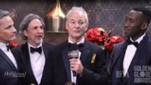 Bill Murray Crashes 'Green Book' Winners Backstage Interview   Golden Globes