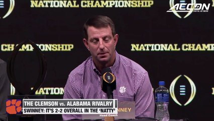 Dabo Swinney To Nick Saban: See You Next Year