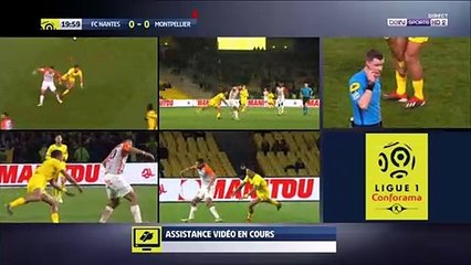 Gaetan Laborde controversial red card against Nantes