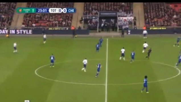 Kane Penalty Goal - Tottenham vs Chelsea 1-0 08.01.2019 (HD)