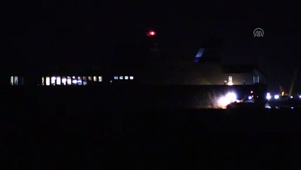 Çanakkale Boğazı'nda yük gemisinde yangın ihbarı (1) - ÇANAKKALE