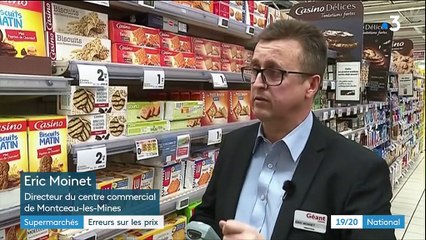 Supermarchés : des différences entre les prix affichés et ceux payés