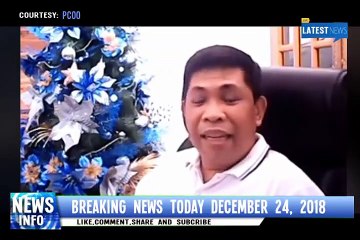 BREAKING NEWS TODAY DECEMBER 24, 2018 PRES DUTERTE l MONTES l PNP CHIEF l SOTTO l TRlLLANES