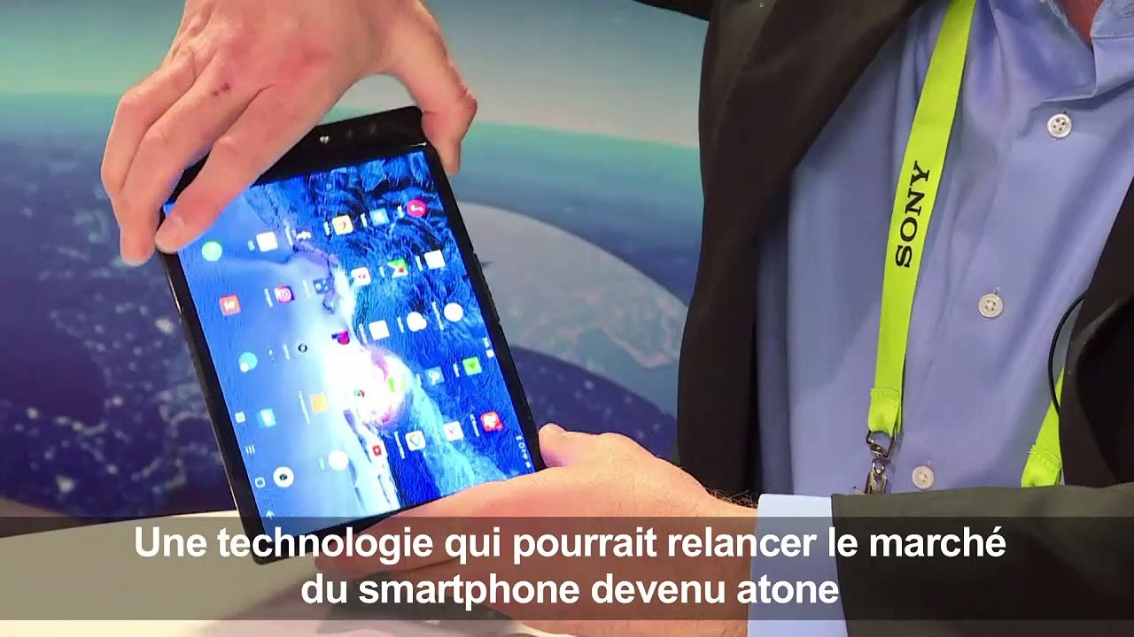 Des écrans pliables et enroulables présentés au CES