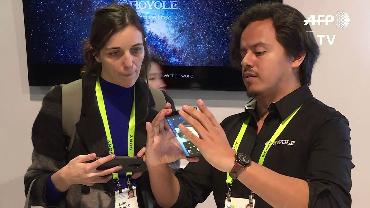 Bildschirme zum Ausrollen und Falten