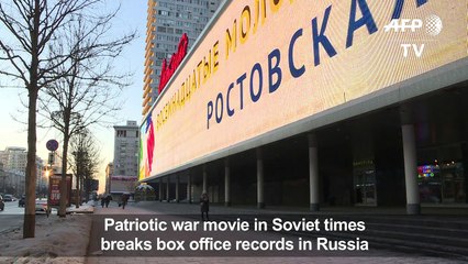 Patriotic tank film busts Russian box office record