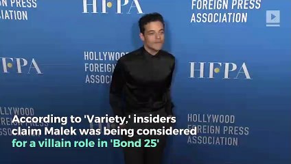 Rami Malek Teases 'Dream' Bond Villain Role