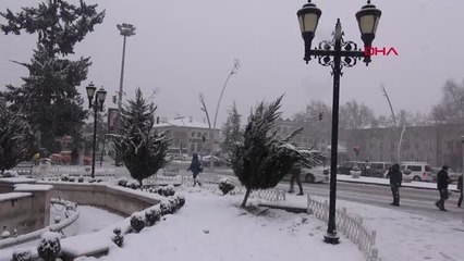 Tokat'ta Eğitim ve Ulaşıma Kar Engeli