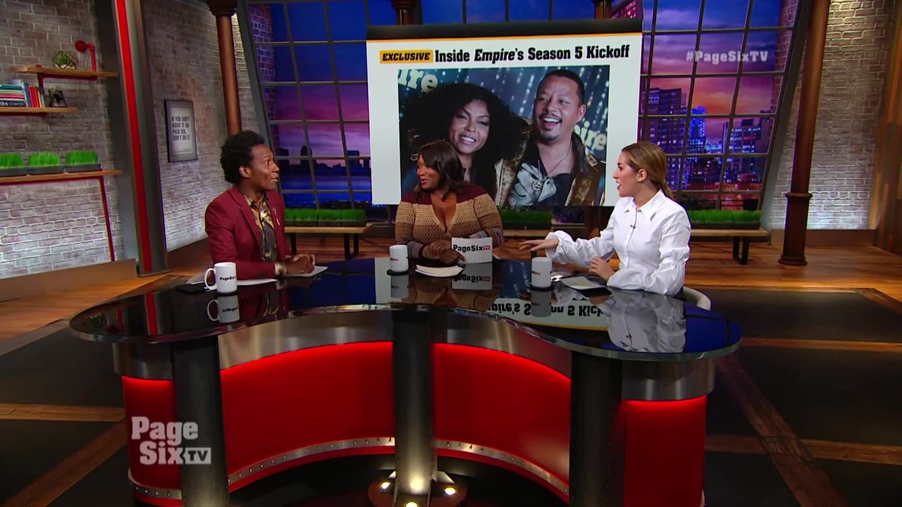 We love hanging out with celebrities, especially when it's @TherealTaraji and @terrencehoward at the @EmpireFOX premiere! Let's look back at the time Terrence gave Taraji some marriage advice! #PageSixTV
