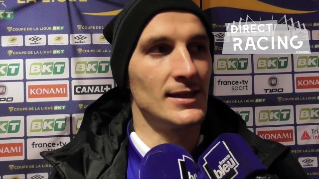 Réaction de Dimitri Lienard, Jonas Martin et Lamine Koné en zone mixte après la victoire en Quart de finale de la Coupe de la Ligue BKT