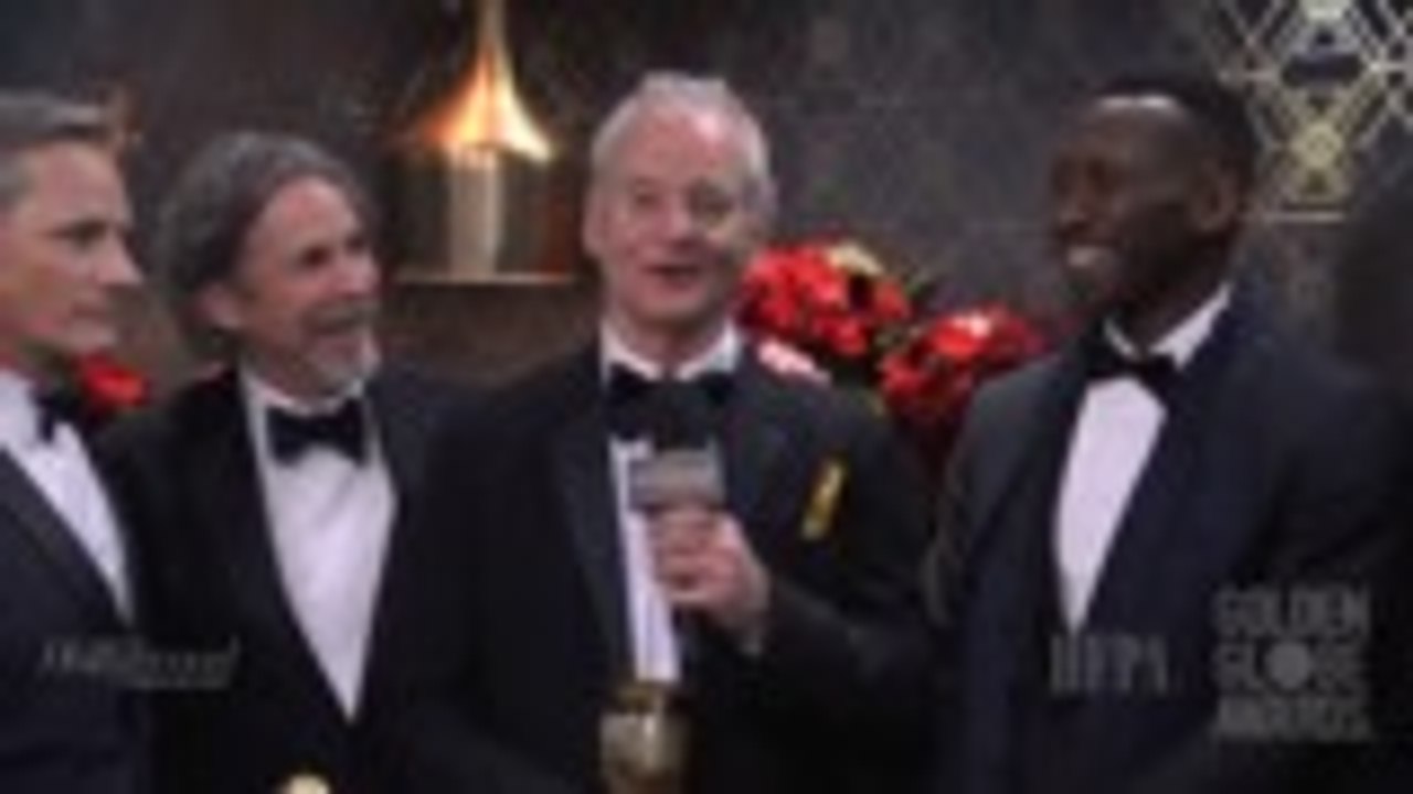 Mahershala Ali Responds to Viral Moment With Bill Murray During The Hollywood Reporter's Golden Globes After Show | THR News