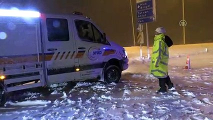 Bitlis-Tatvan kara yolu ulaşıma açıldı