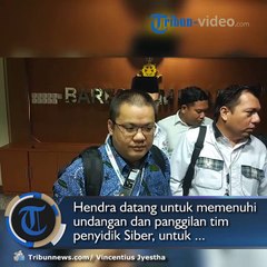Hendra Pelapor Hoax Andi Arief Dicecar 20 Pertanyaan