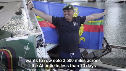 Disabled rower Lee Spencer preps for start of record row attempt