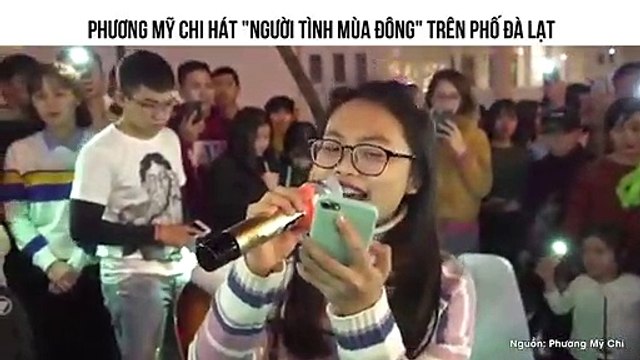 PHƯƠNG MỸ CHI HÁT NGƯỜI TÌNH MÙA ĐÔNG TRÊN PHỐ ĐÀ LẠT
