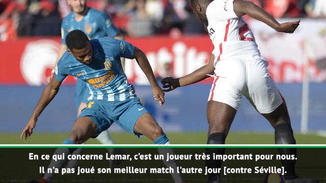 Atl. Madrid - Simeone : Nous devons être patients avec Lemar