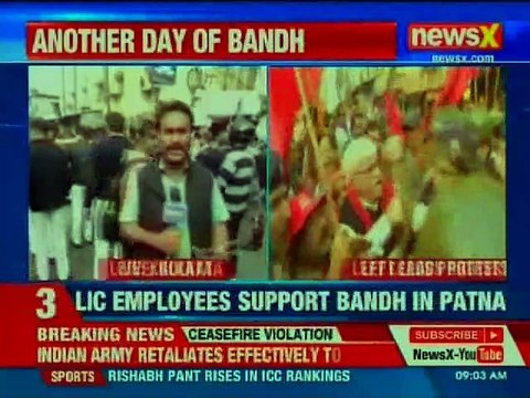 Bharat Bandh: 48 hour strike called by the unions is set to continue today