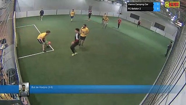 But de Hadjris (3-9) - Vienne Camping Car Vs FC Bellator 2 - 08/01/19 19:00 - LIGUE 4