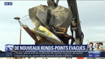 Gilets jaunes: de nouveaux ronds-points évacués dans les Alpes-Maritimes