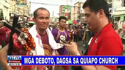 Mga deboto, dagsa sa Quiapo church