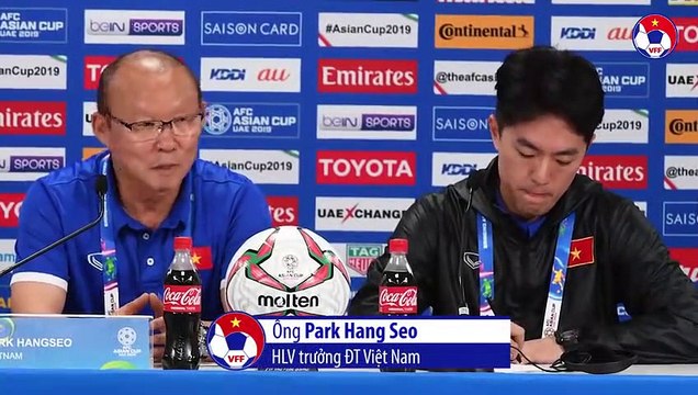 HLV Park Hang-seo tiếc nuối khi ĐT Việt Nam để thua phút cuối | VFF Channel | VFF Channel
