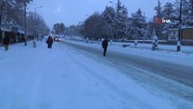 Nevşehir'de Kar Kalınlığı 25 Santime Ulaştı