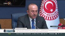 Mevlüt Çavuşoğlu konuşuyor