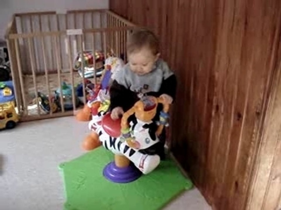 Ethan sur son cheval