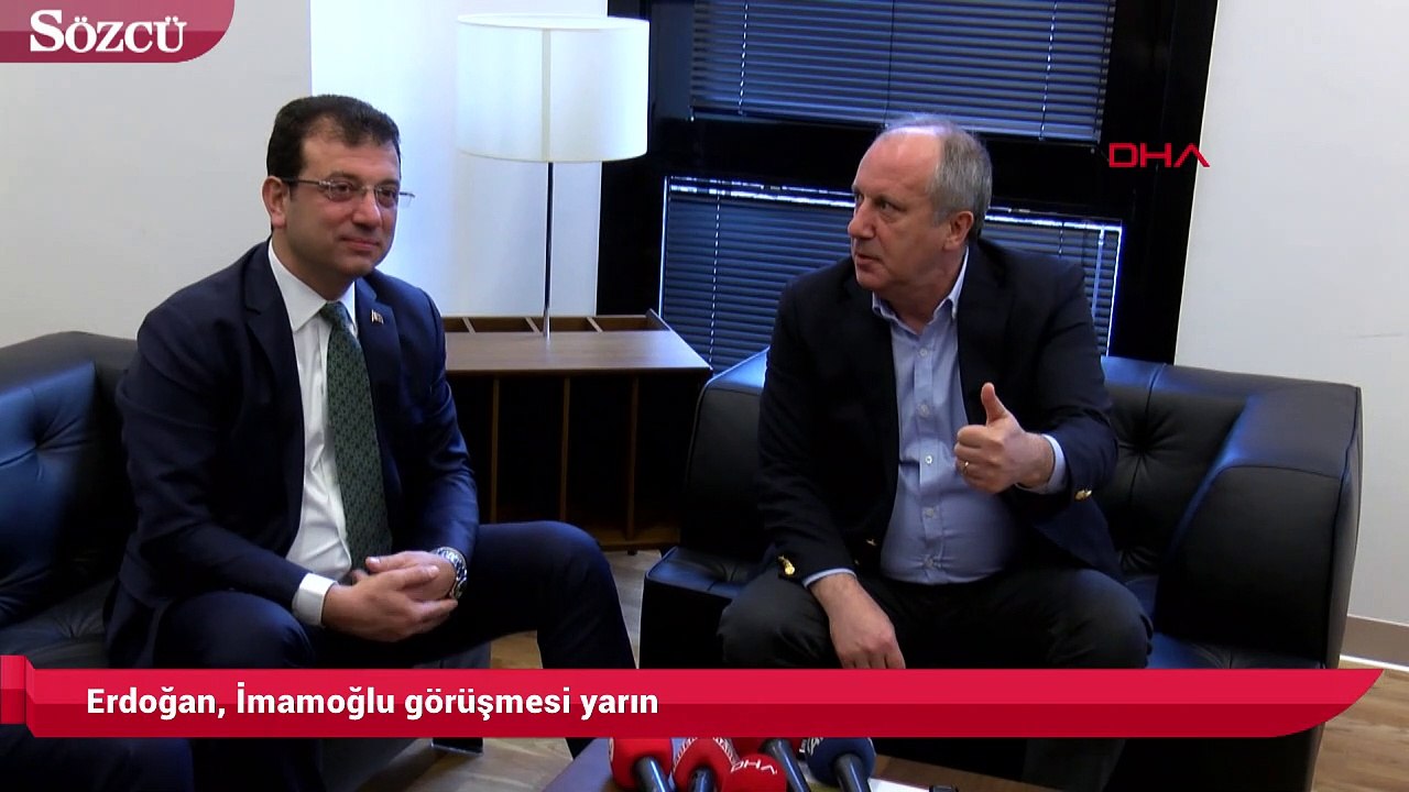Erdoğan, İmamoğlu görüşmesi yarın