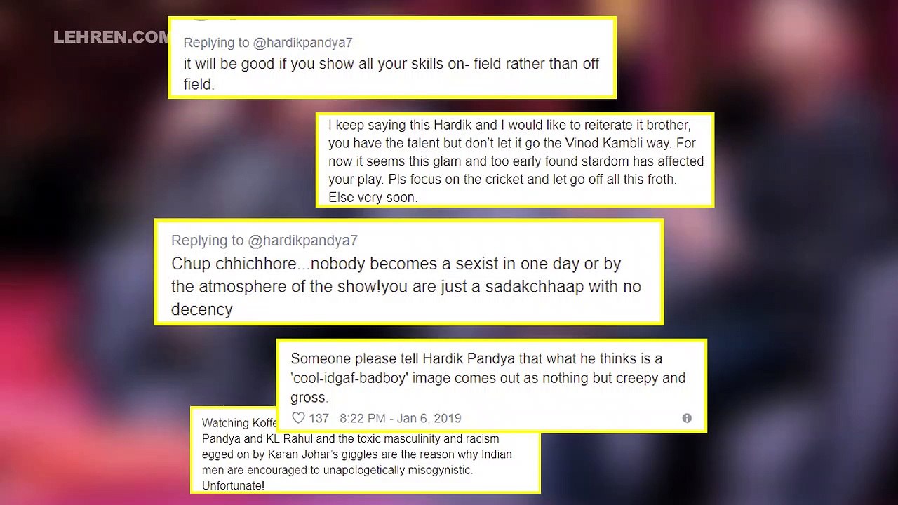 Hardik Pandya Apologises For Comments Made On Koffee With Karan 6