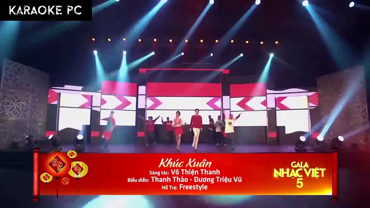 Karaoke Khúc Xuân - Thanh Thảo, Dương Triệu Vũ
