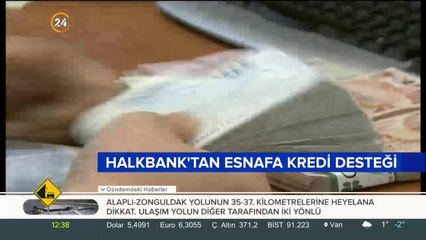 Halkbank'tan esnafa kredi desteği