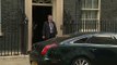 Theresa May departs Downing Street for PMQ's