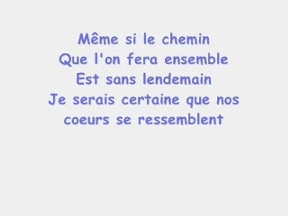 Je t'aime comme sa