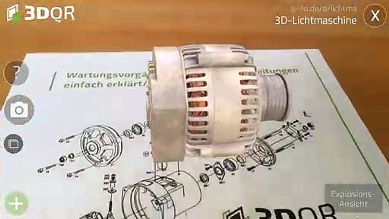 3DQR Lichtmaschine Demo