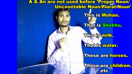 Learn English Grammar Day-16: Articles - 'A/An' & 'The'