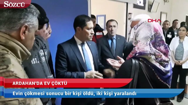 Ardahan'da ev çöktü: Bir ölü, iki yaralı