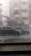 العاصفة التى ضربت لبنان