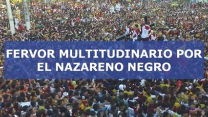 Al menos 80 heridos leves en la procesión del Nazareno Negro en Manila