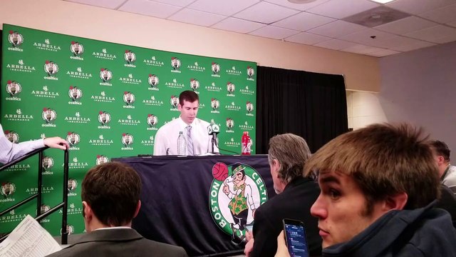 Brad Stevens discusses Boston's win over Brooklyn