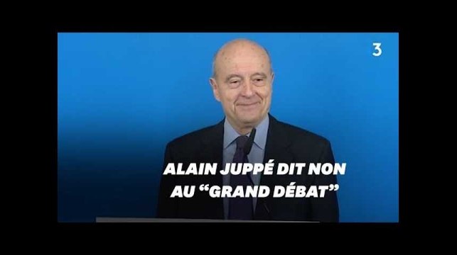 Alain Juppé ne remplacera pas Chantal Jouanno au grand débat national